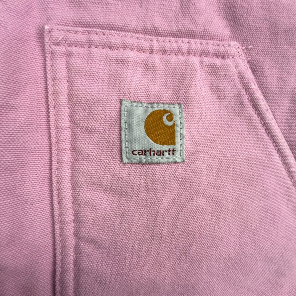 Carhartt Sandstone Vest Sherpa Lined Womens Large WV001 690 Pink Rose - Picture 8 of 11